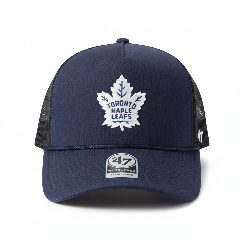 NHL Toronto Maple Leafs Foam Front '47 Trucker Cap front