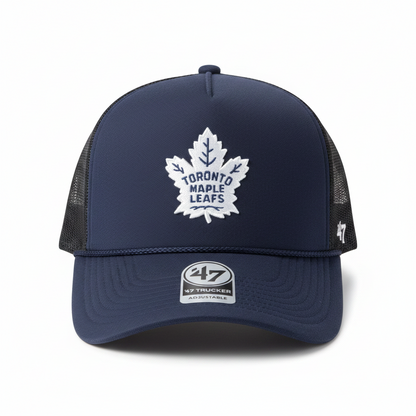 NHL Toronto Maple Leafs Foam Front '47 Trucker Cap front
