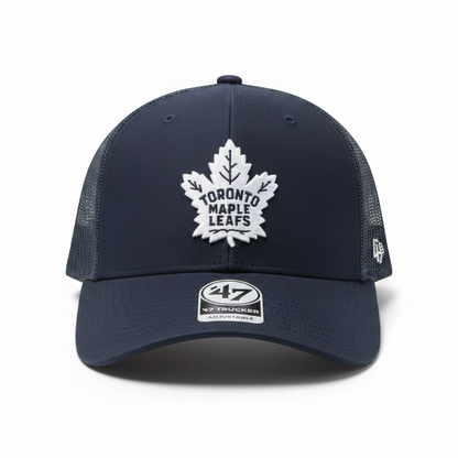 NHL Toronto Maple Leafs Mesh '47 Trucker Cap front