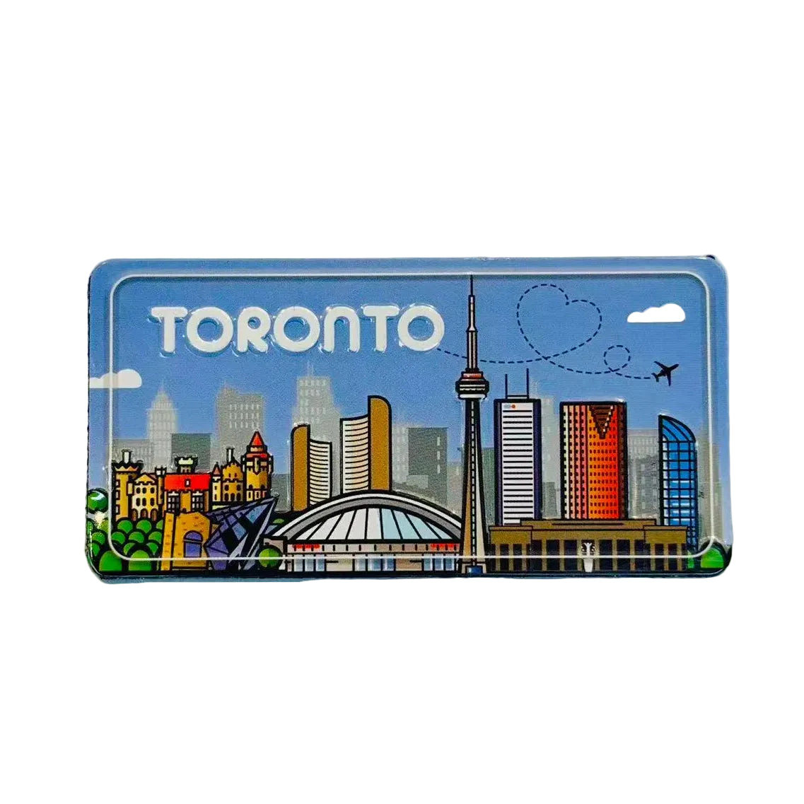 Toronto Blue Sky and Landmarks Magnet