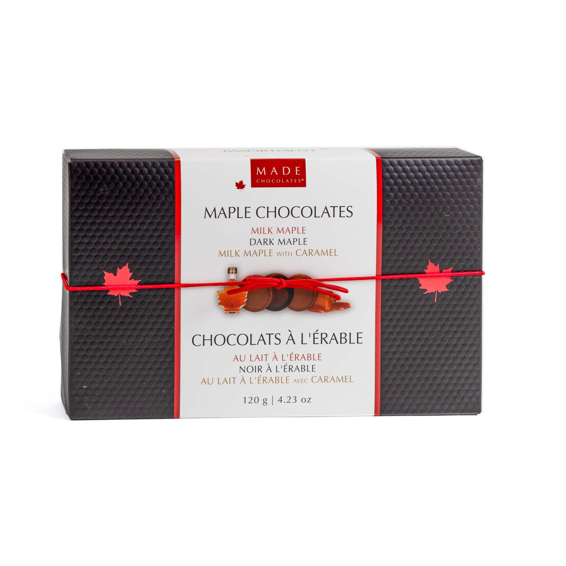 Assorted Maple Chocolates - 120g - front