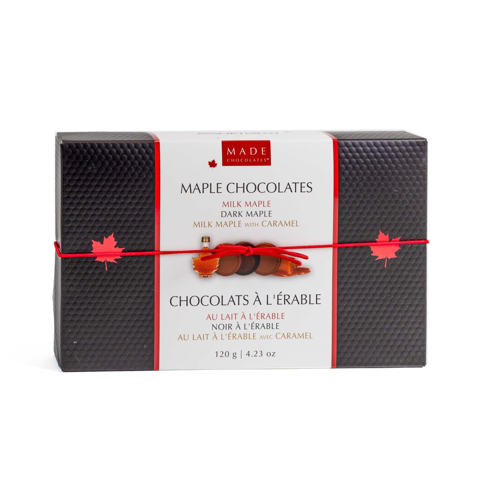 Assorted Maple Chocolates - 120g - front