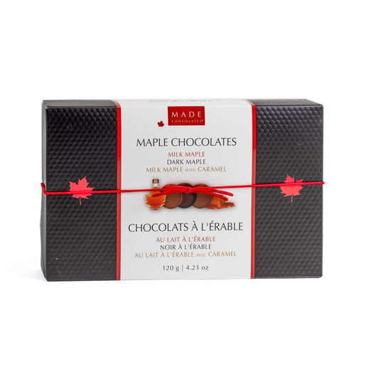 Assorted Maple Chocolates - 120g - front