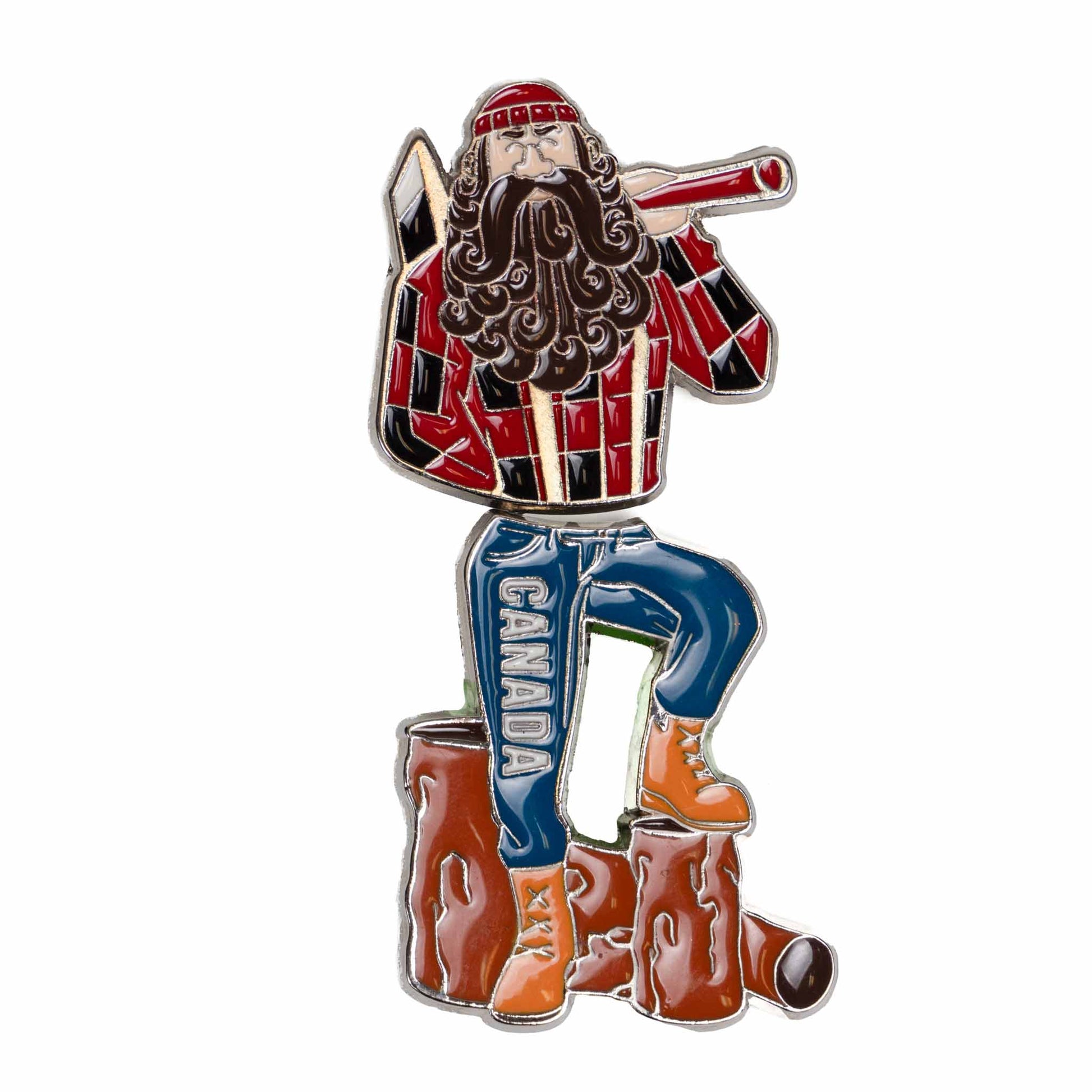Canada Bobble Head Magnet Canadian Lumberjack