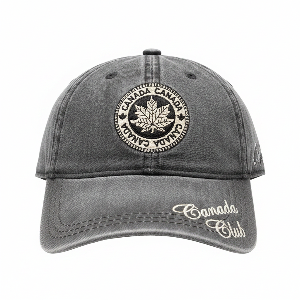 Canada Club Maple Leaf Patch Cap front