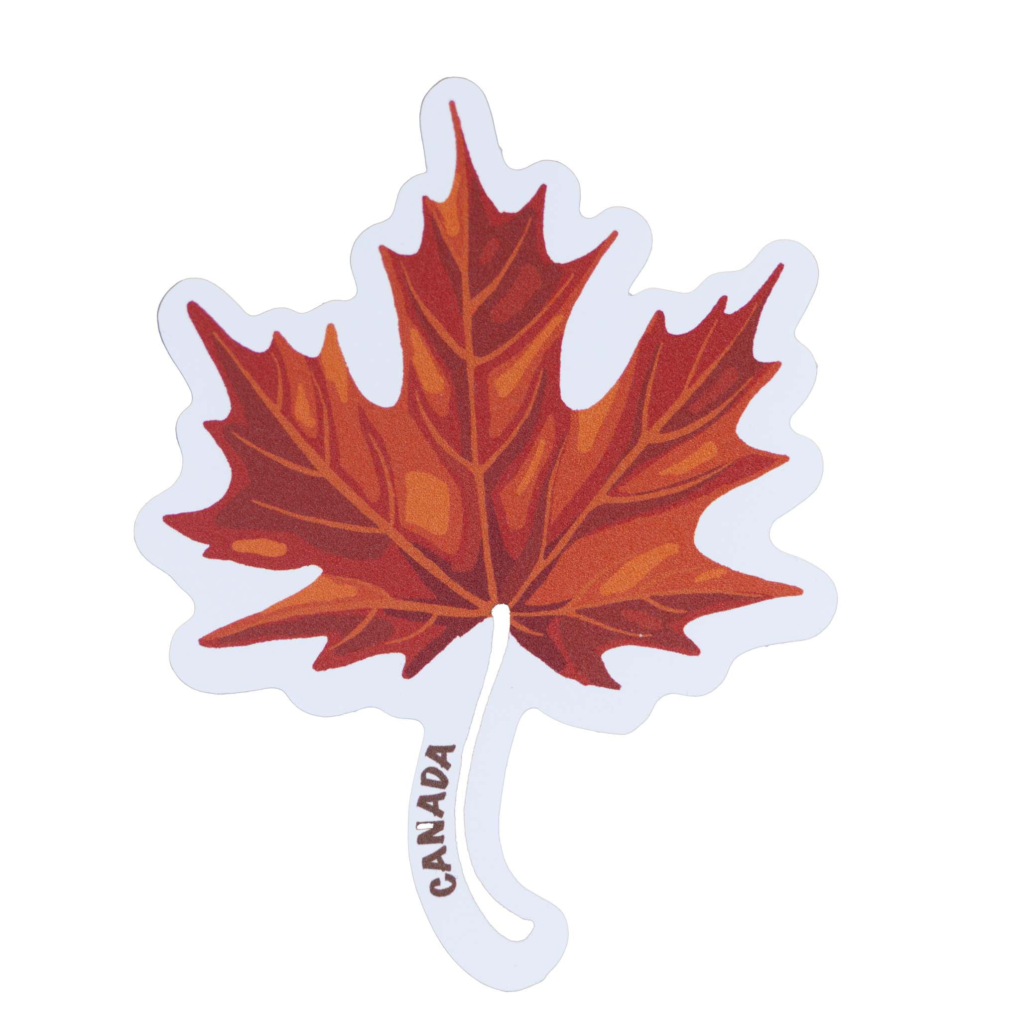 Canada Die Cut Sticker - Autumn Maple Leaf – UCANADA