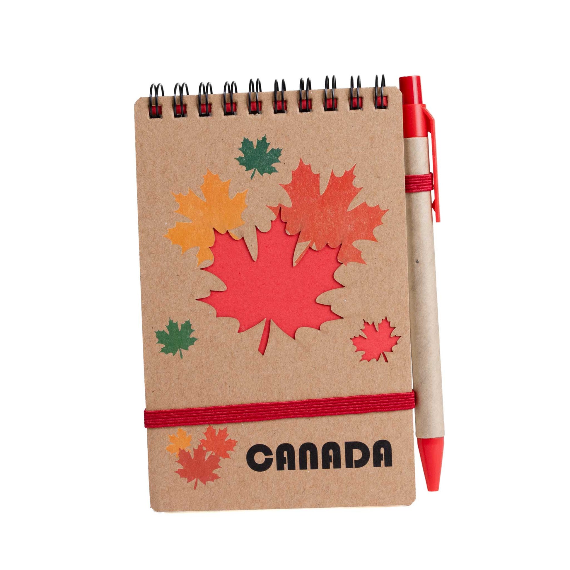 Canada Maple Leaves Notepad with Pen