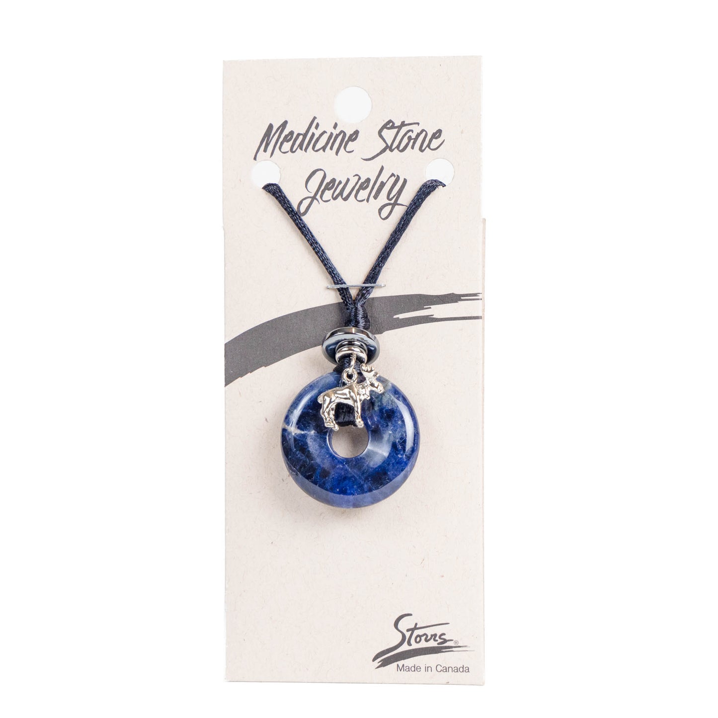 Canada Moose Medicine Stone Necklace