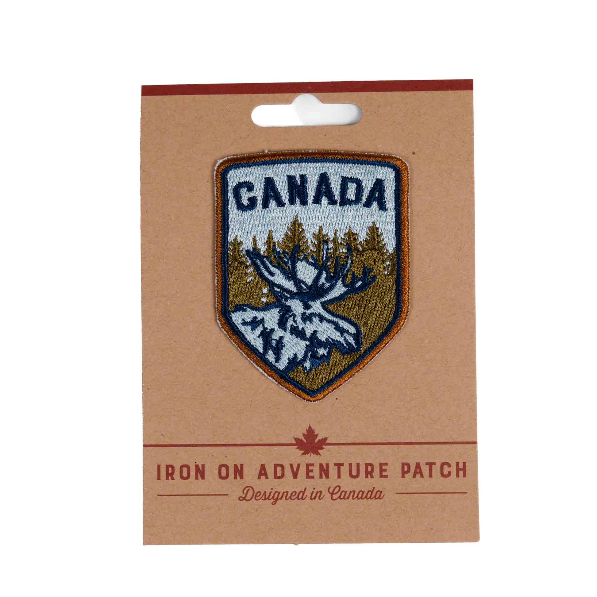 Canada Moose Shield Iron-On Patch