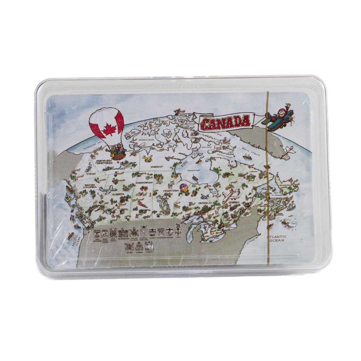 Canada Playing Card - Illustrated Map