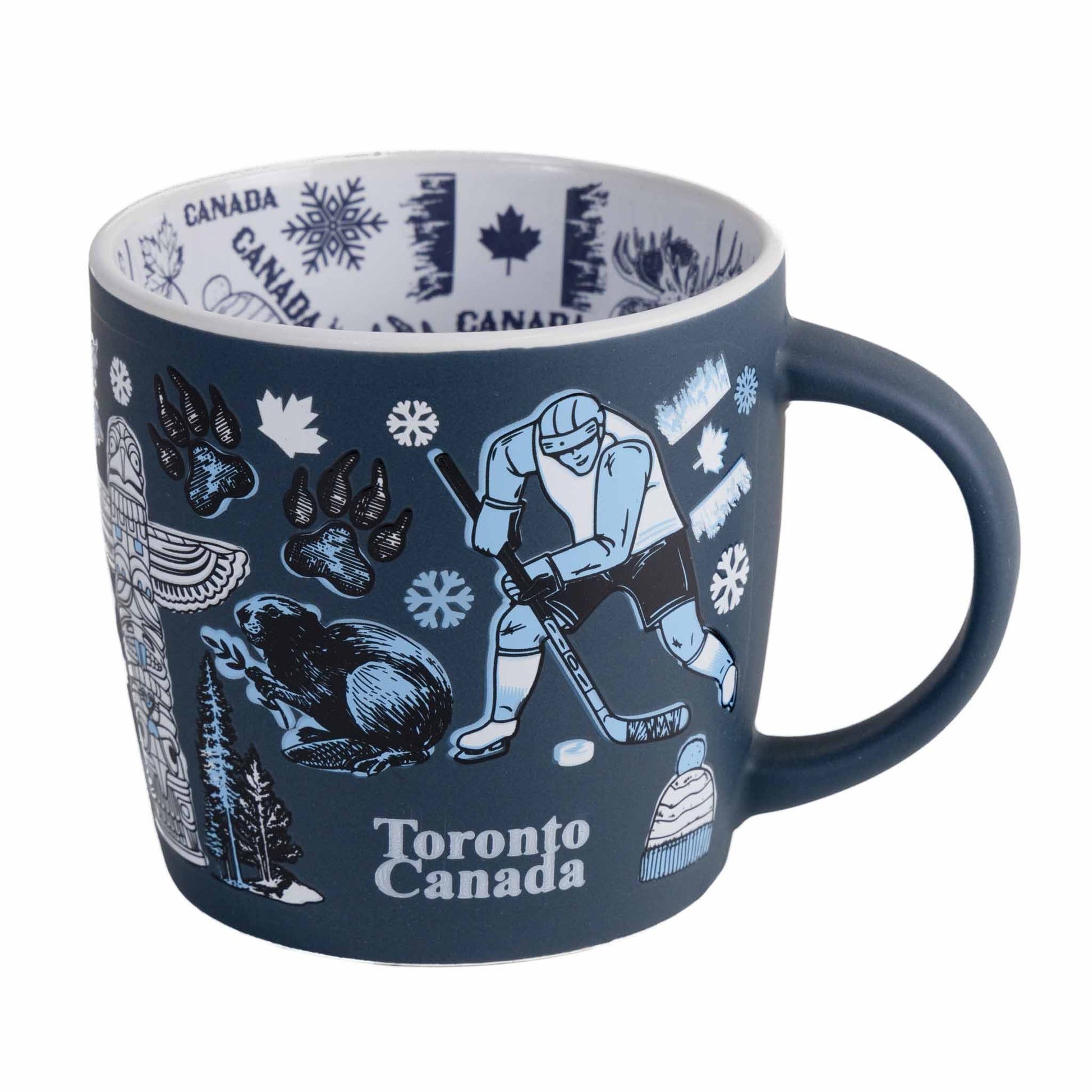 Canada True North Icons Mug Blue Back view