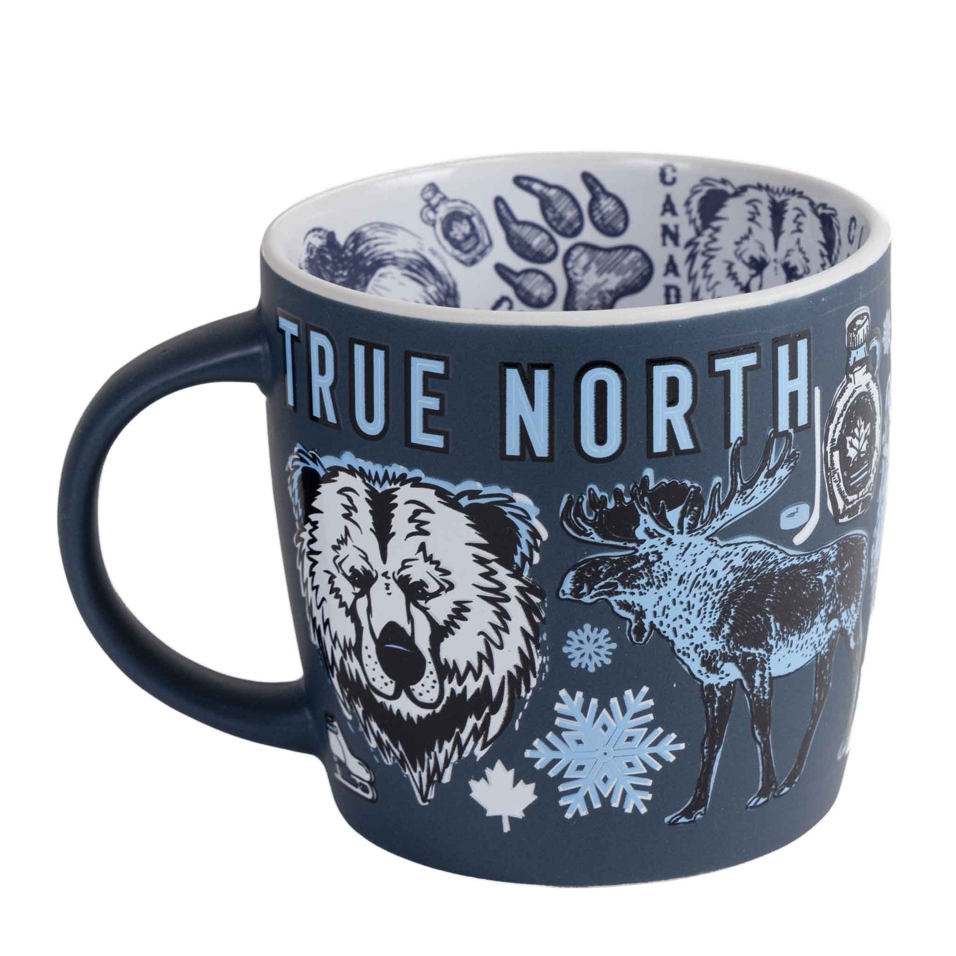 Canada True North Icons Mug Blue Front view