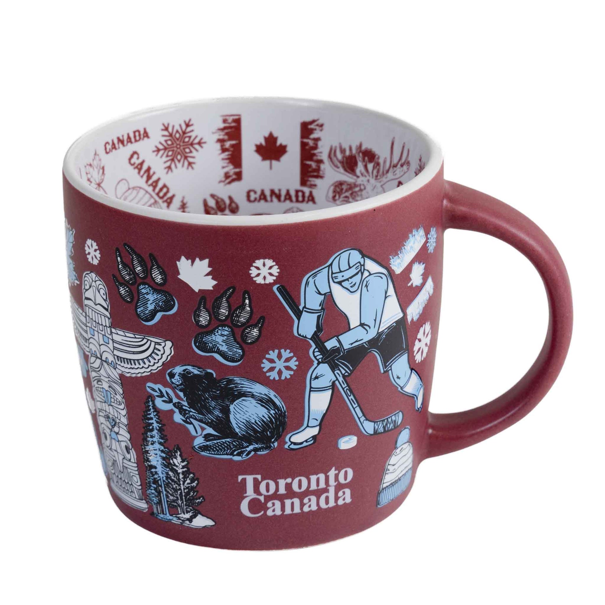 Canada True North Icons Mug Red Back view