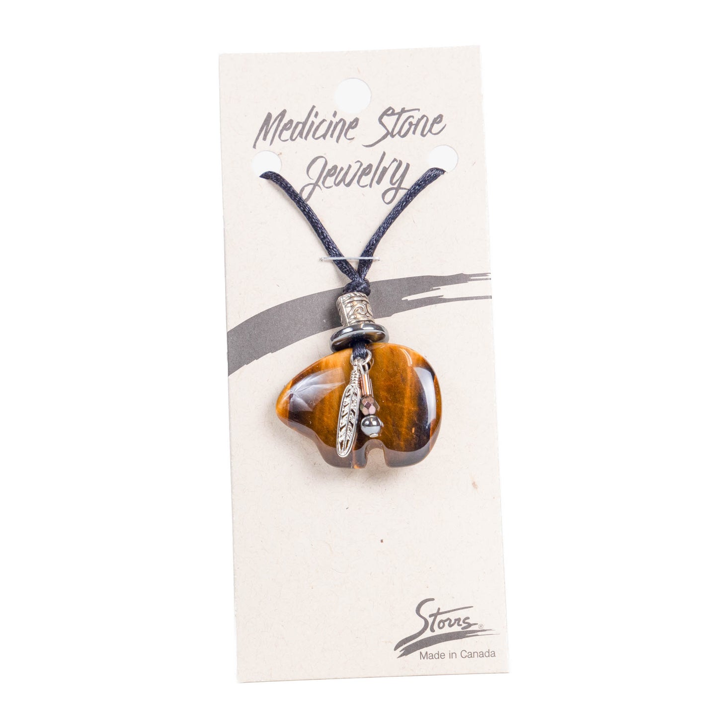 Canadian Bear Medicine Stone Necklace