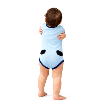 Canadian Black Bear Hug Baby Bodysuit back