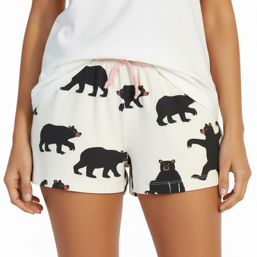 Canadian Black Bears Women's Sleep Shorts Model