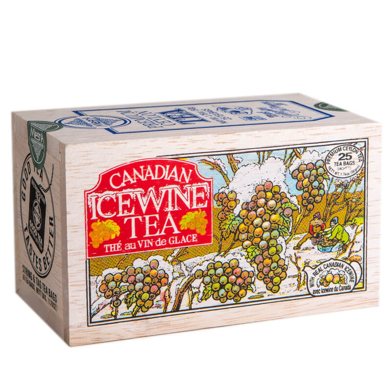 Canadian Ice Wine Tea in Wood Box - 25 tea bags