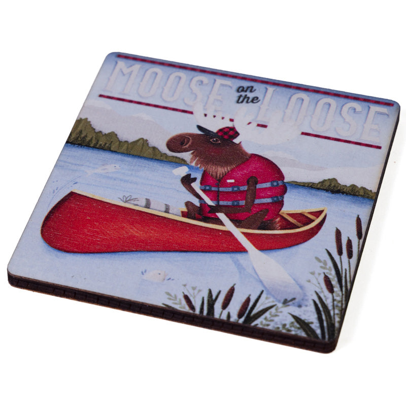 Canadian Moose on the Loose - Wooden Coaster