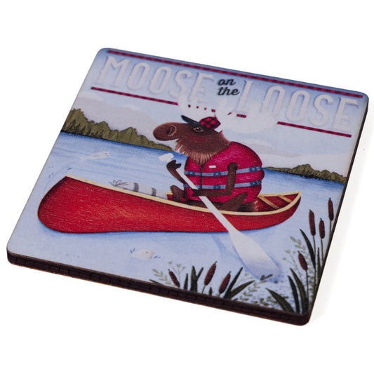 Canadian Moose on the Loose - Wooden Coaster