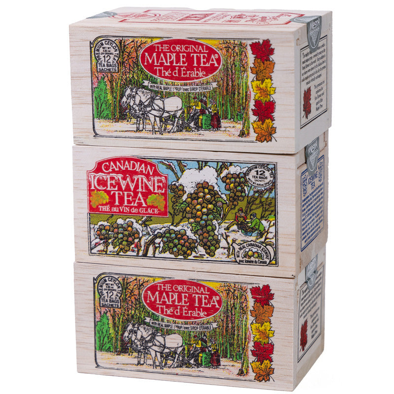 Canadian Tea pack - Maple Tea, Ice Wine Tea and Maple Tea – UCANADA