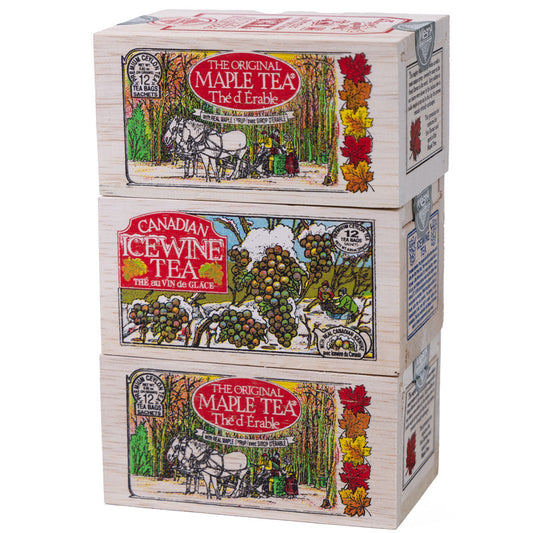 Canadian Tea pack - Maple Tea, Ice Wine Tea and Maple Tea