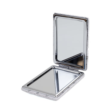 Canada Icons Glitter Compact Mirror open