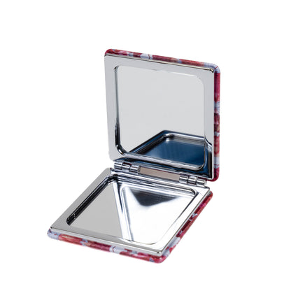 Canadian Maple Leaves Compact Mirror open