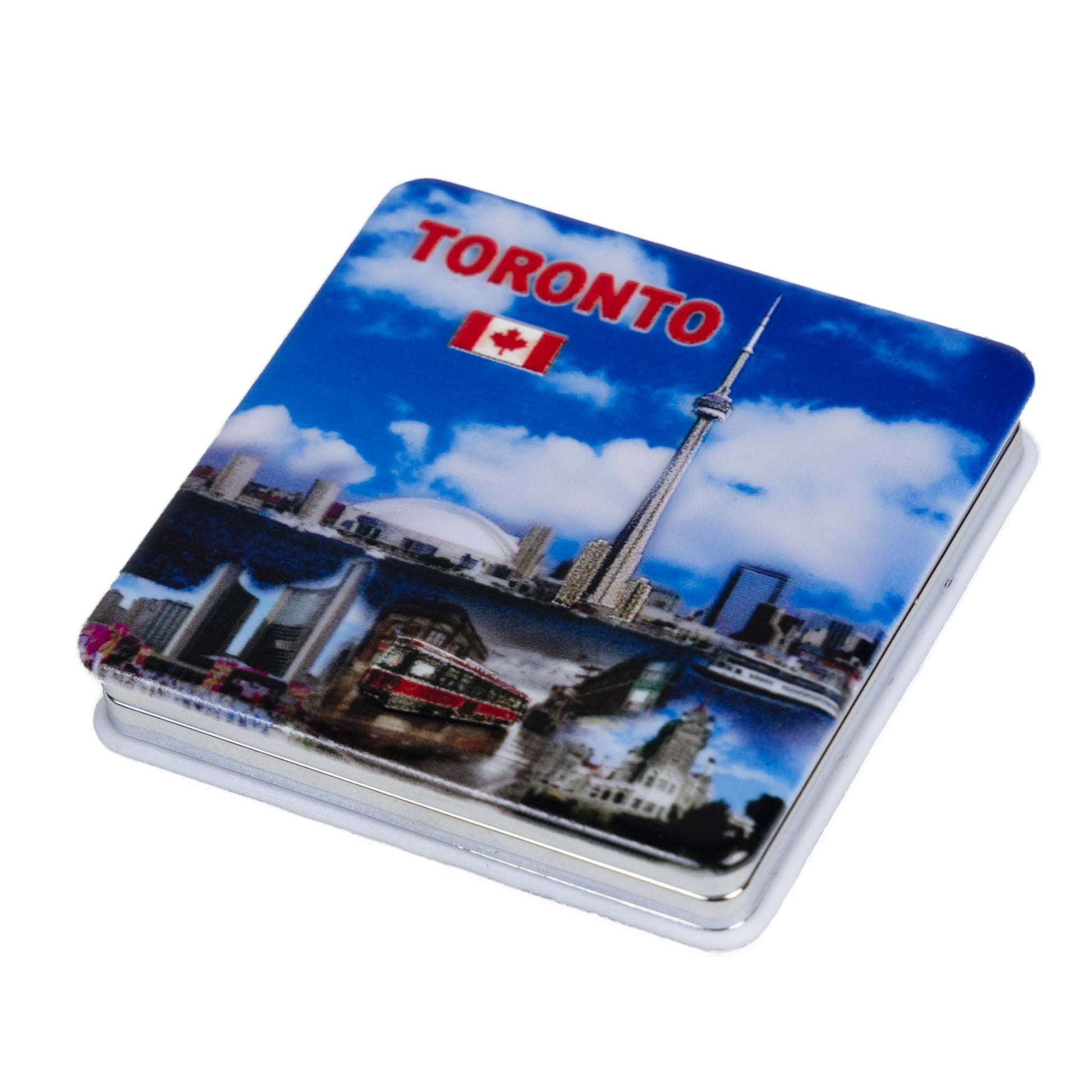 Toronto CN Tower and Rogers Centre Compact Mirror
