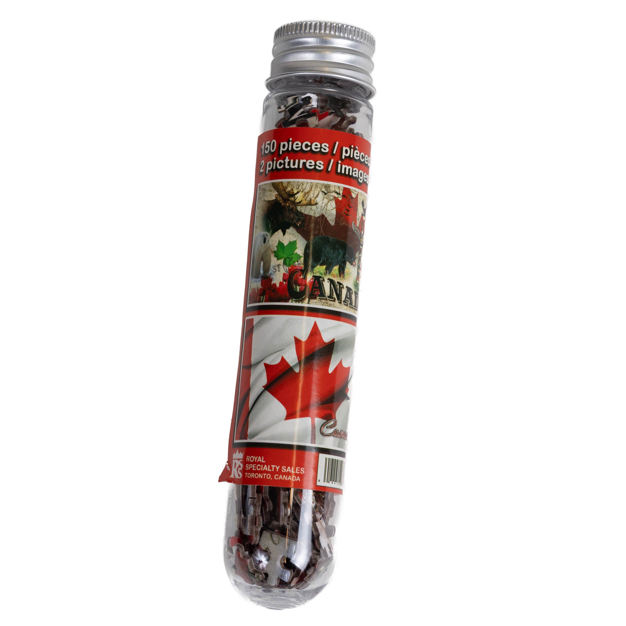 Canadian Flag & Animals Jigsaw Puzzle - 150 Pieces