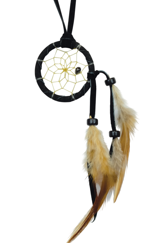 Dream Catcher - Little Spirit - Black - 1.5"