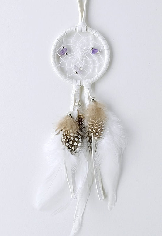 Dream Catcher - Polka Dot Plumage - White - 2"