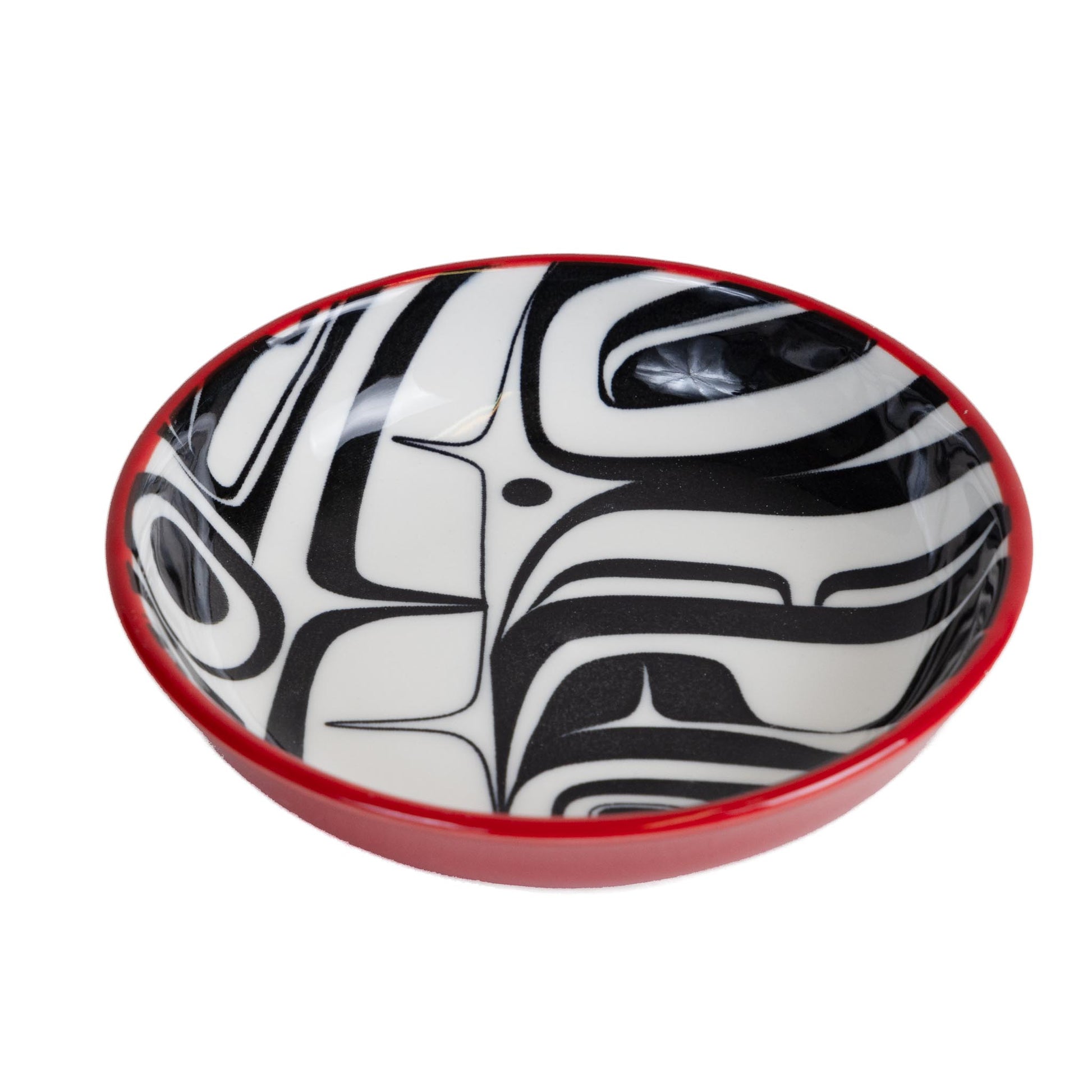 Indigenous Dish - Raven Transforming by Kelly Robinson