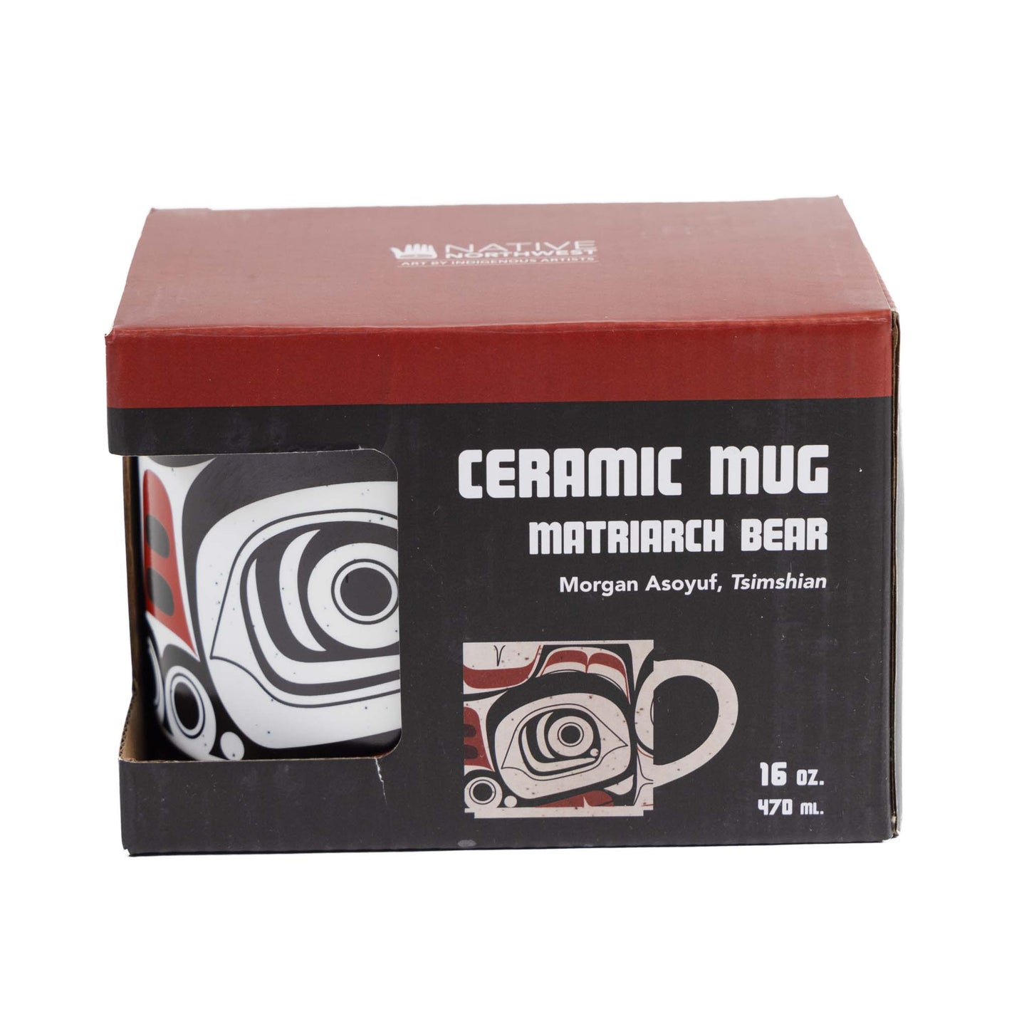 Indigenous Mug - Matriarch Bear by Morgan Asoyuf with box