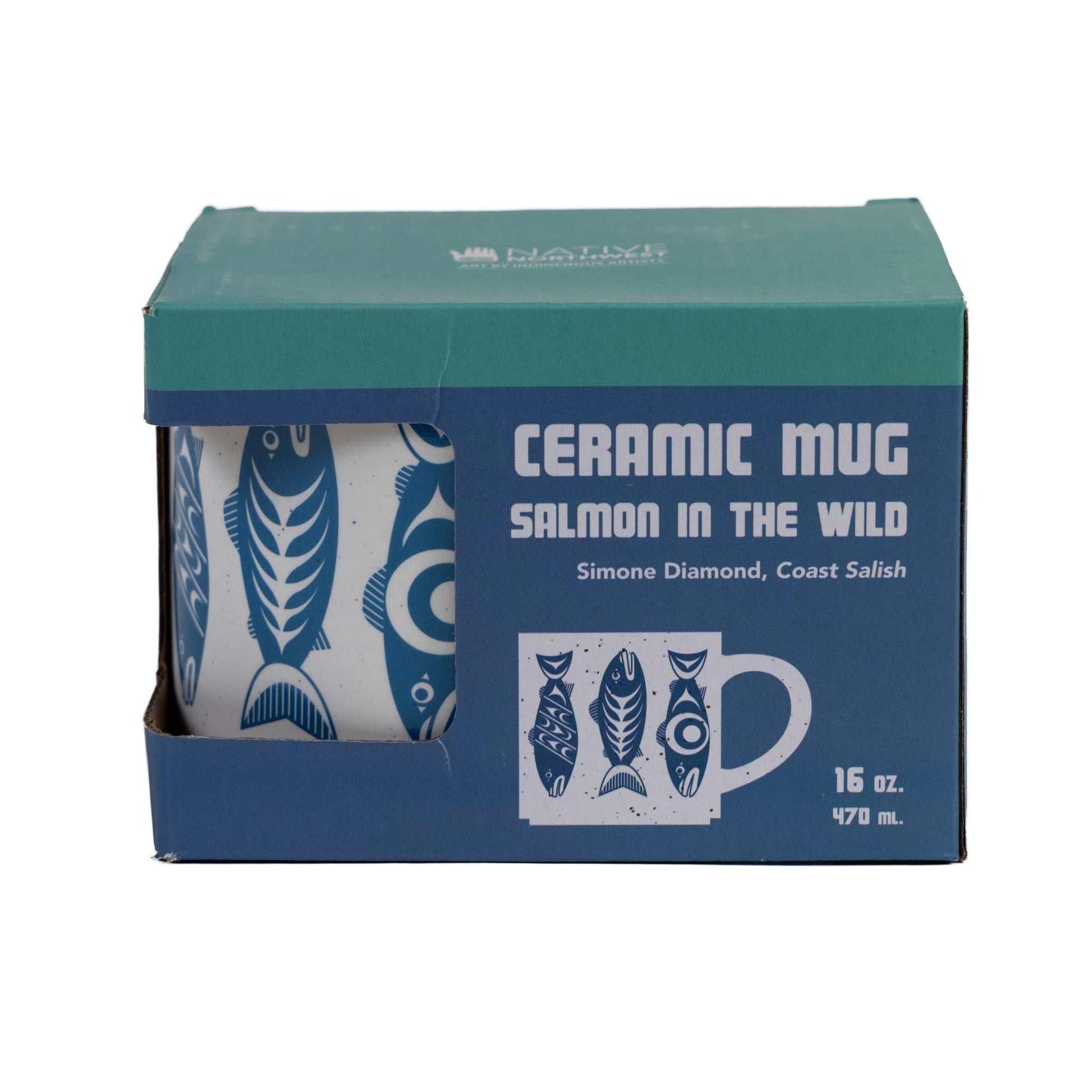 Indigenous Mug - Ojibwe Florals by Storm Angeconeb - with box