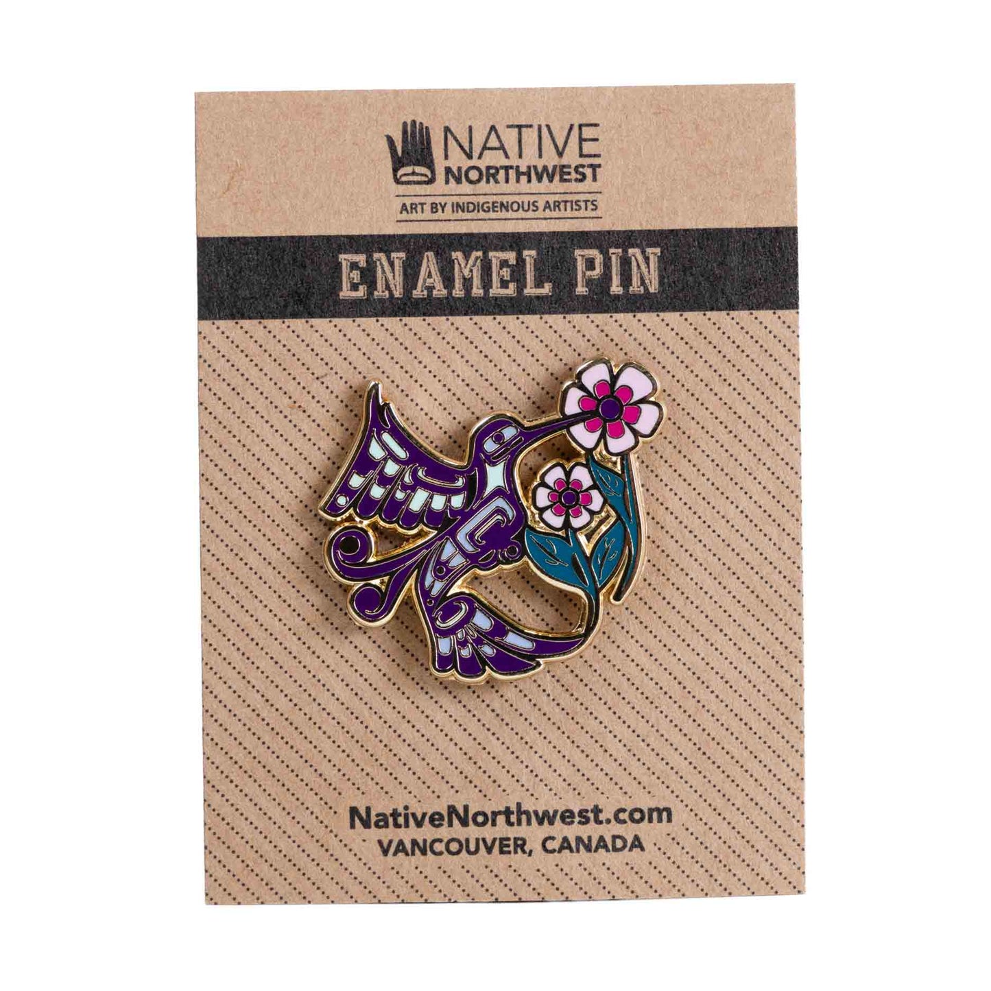 Indigenous Pin - Hummingbird by Francis Dick