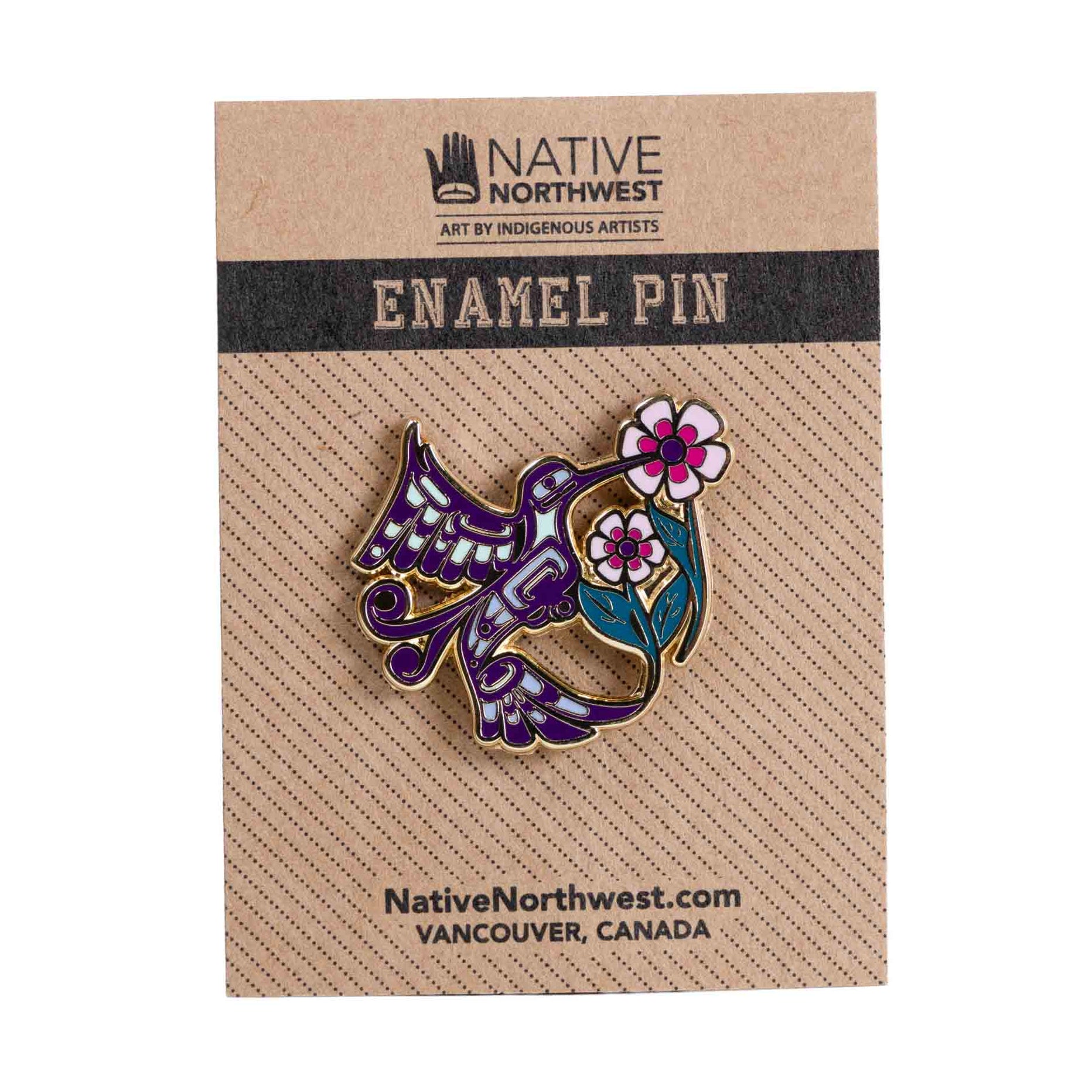 Indigenous Pin - Hummingbird by Francis Dick