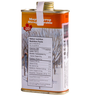 Jakeman's Pure Maple Syrup Canada Grade A Amber - 250ml Tin Can