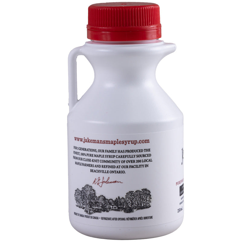 Jakeman's Pure Maple Syrup Canada Grade A Amber in jug - 250ml