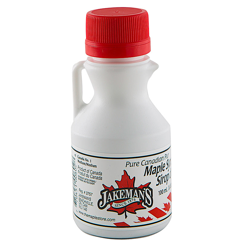 Jakeman's Pure Maple Syrup Canada Grade A Amber in jug - 100ml