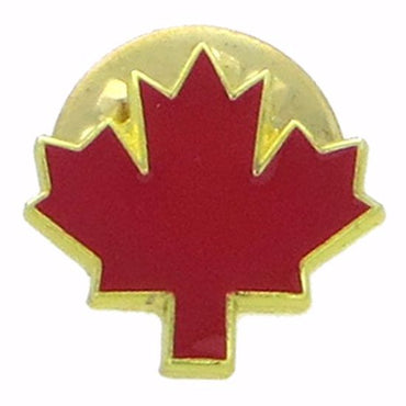 lapel pin red maple leaf mini