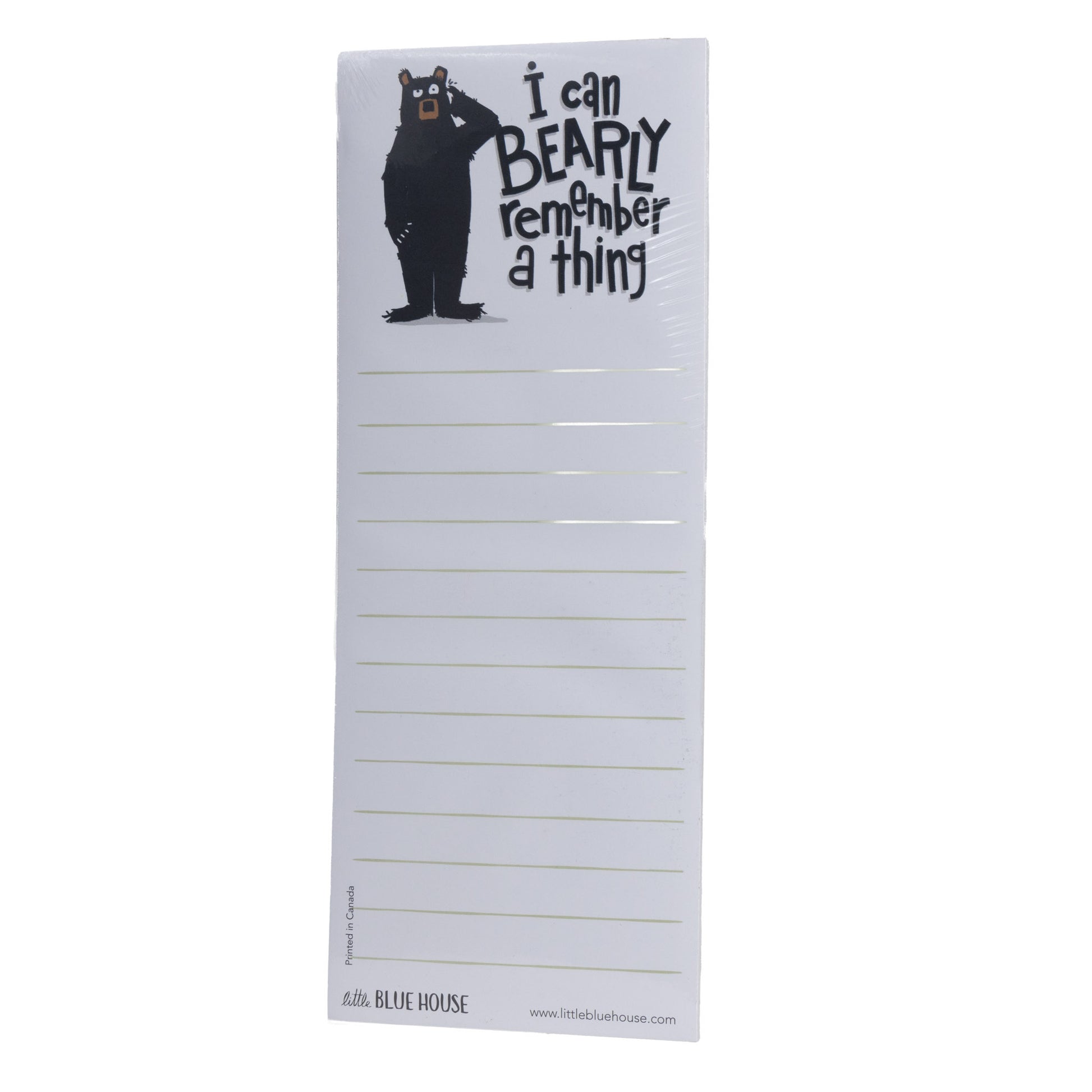 Magnetic Notepad - I Can Bearly Remember A Thing