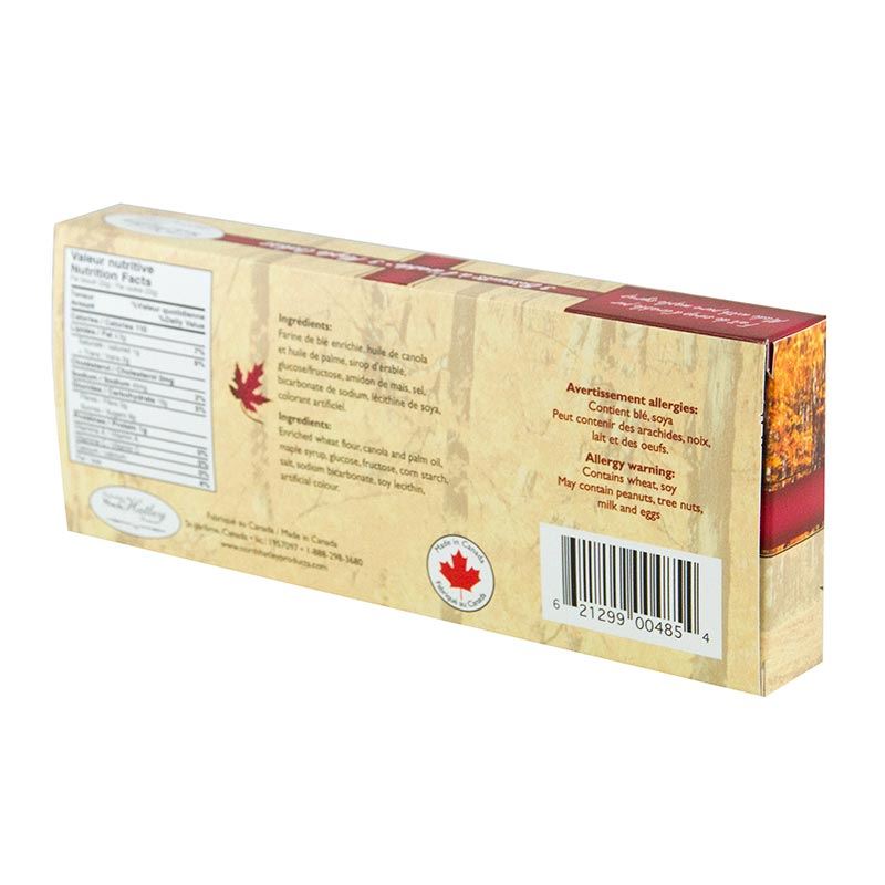 Maple Cream Cookies 70g - North Hatley Nutrition Facts