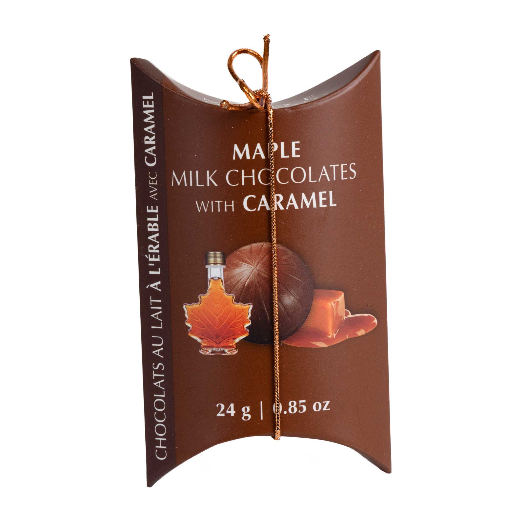 Maple Milk Chocolate with Caramel - 24g - front