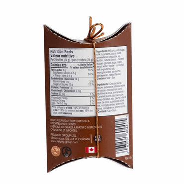 Maple Milk Chocolate with Caramel - 24g - ingredients 