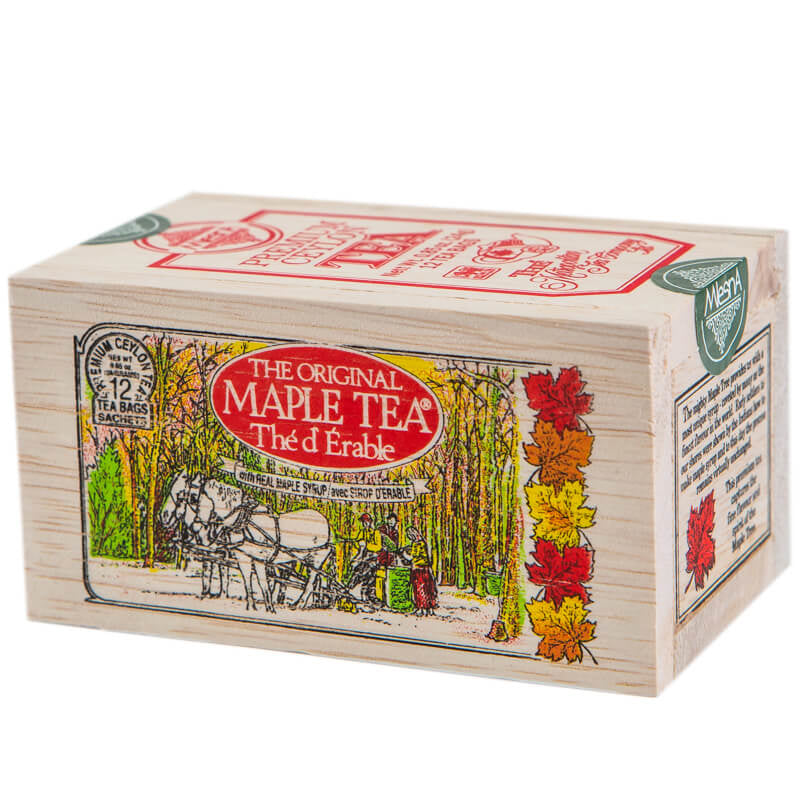 Maple Tea in Wood Box - 12 tea bags