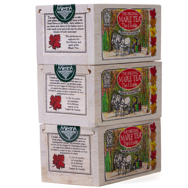 Maple Tea Gift Pack 12 tea bags x 3 Side View