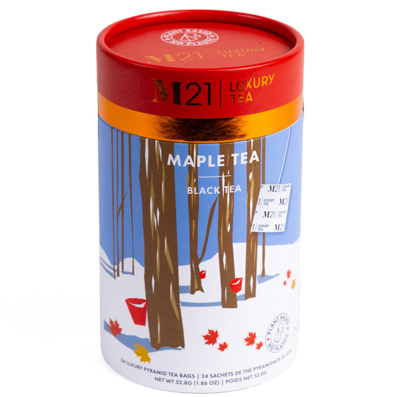 Maple Tea in Paper Can - 24 tea bags