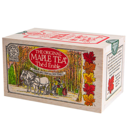 Maple Tea in Wood Box - 25 tea bags