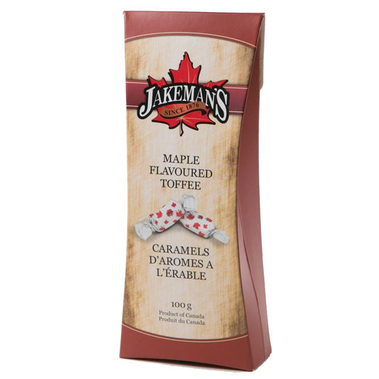 Canadian Maple Toffee - Jakeman's 100g