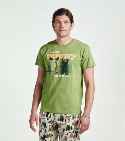 May The Forest Be With You Men's Pajama Tee